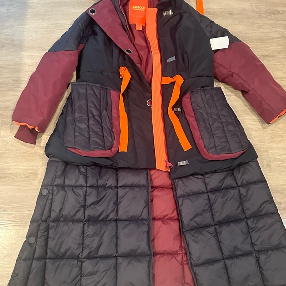 Barbour - + Roksanda Lyuba Hooded Grosgrain-trimmed Quilted Shell Parka - Black - Picture 2 of 7